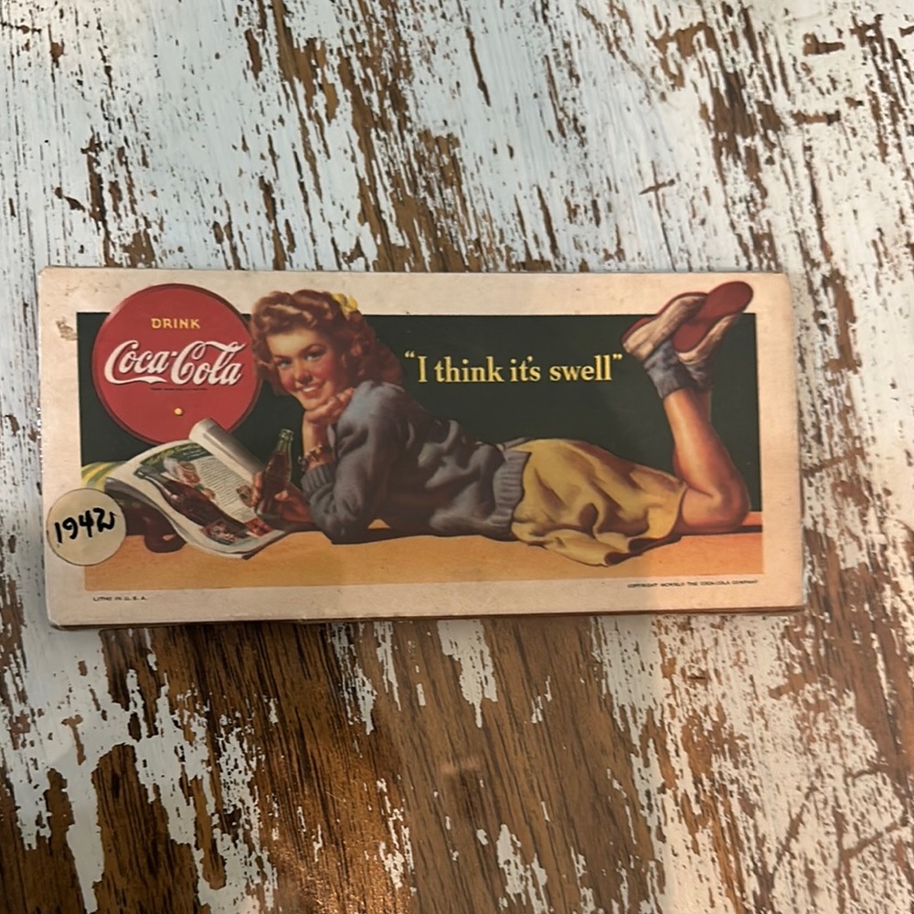 Coca-Cola Vintage Advertisement Sign